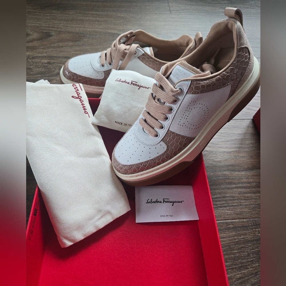Salvatore Ferragamo NWT Womens Sneakers - Picture 4 of 16
